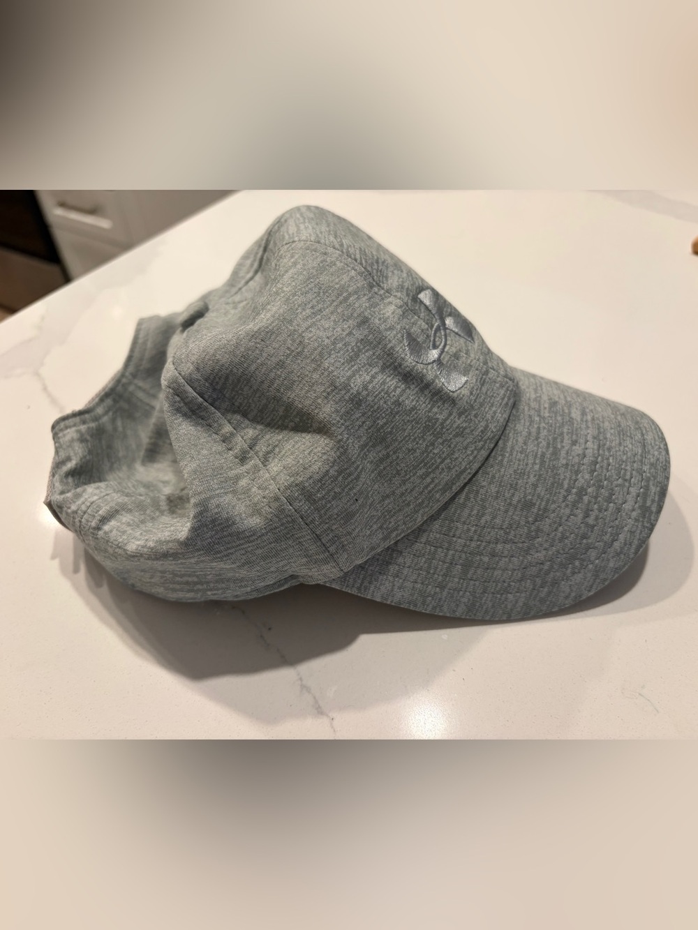 Grey under armour hat